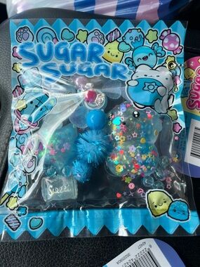 Blue Glitter Squeeze Toy - Kids Toys